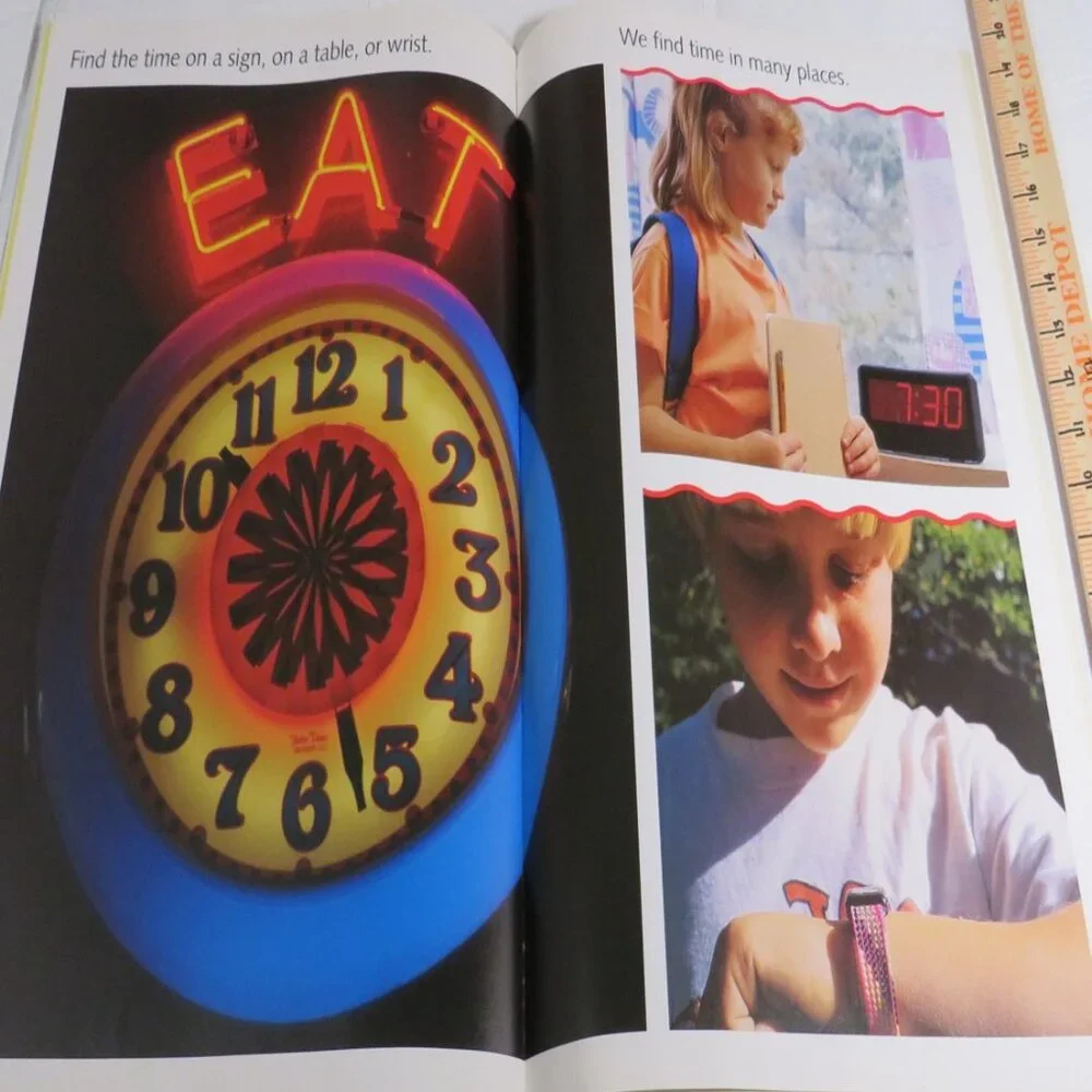 It’s Time BIG BOOK (almost 2 feet tall) with teacher pages CLASSROOM SIZE